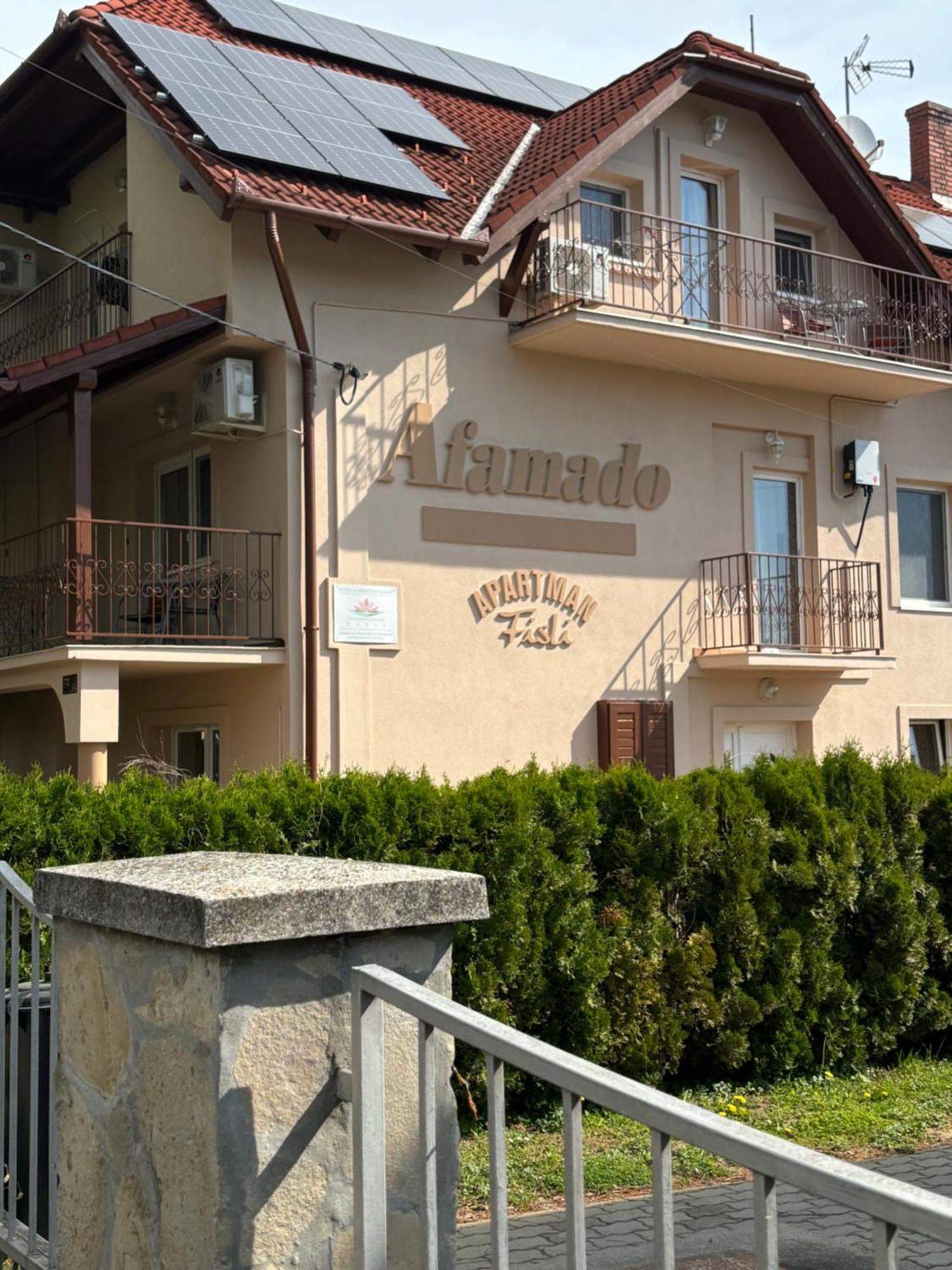 Afamado Apartman Fisli Hévíz Esterno foto