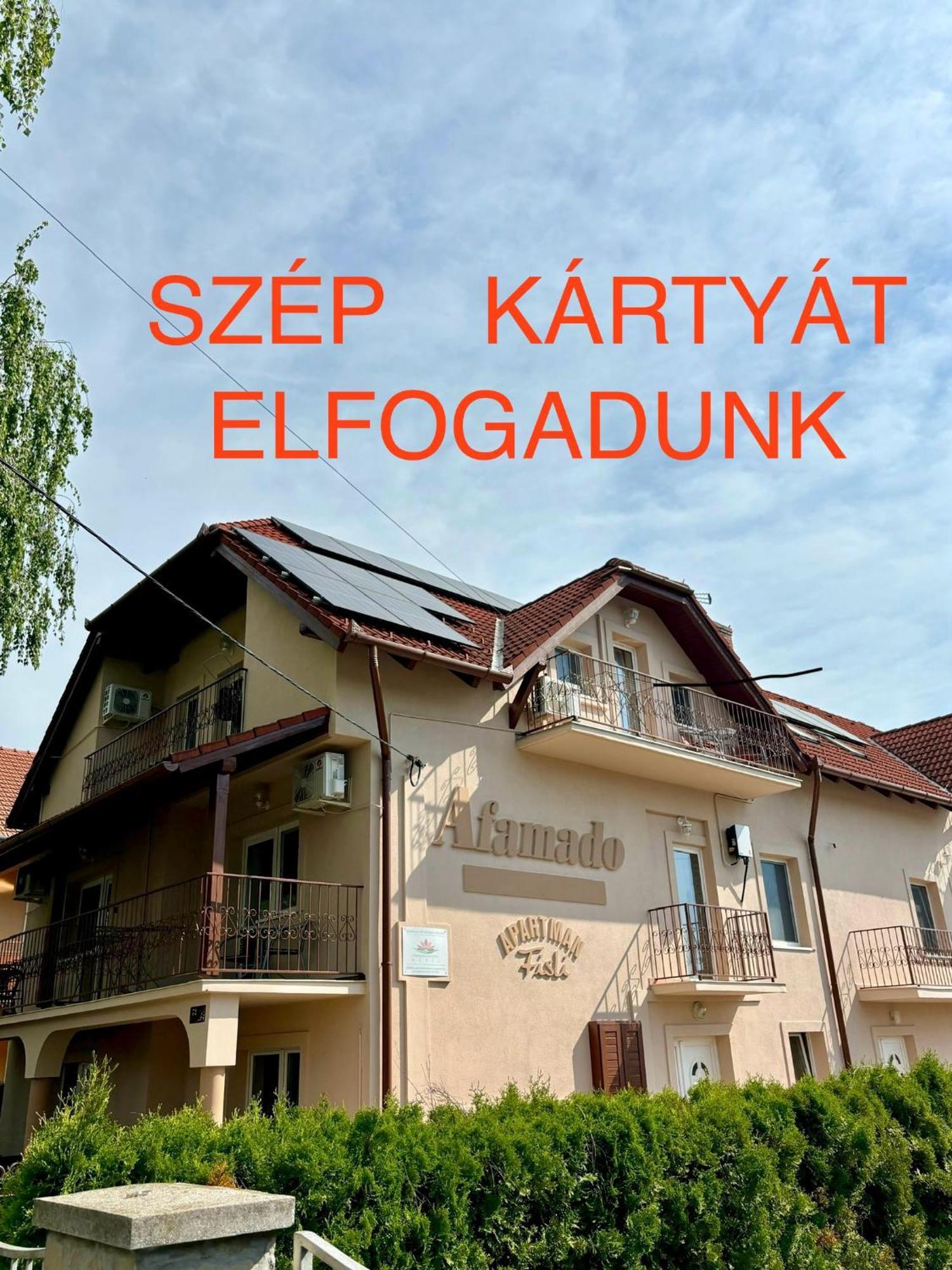 Afamado Apartman Fisli Hévíz Esterno foto